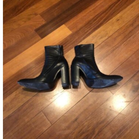 Authentic FREELANCE RARE High Heel Ankle Boots in Black 36.5/US 6.5  MINT - Picture 9 of 12